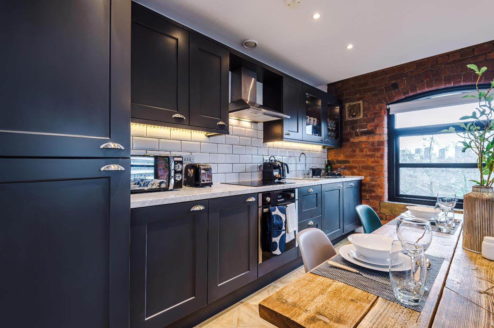 2 King Size Beds In Manhattan Styled Oversize Apartment Leeds  Luaran gambar