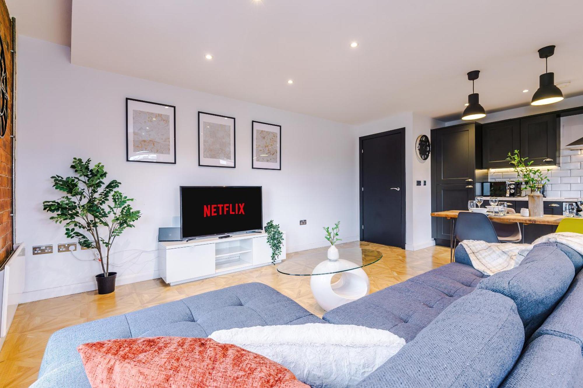 2 King Size Beds In Manhattan Styled Oversize Apartment Leeds  Luaran gambar